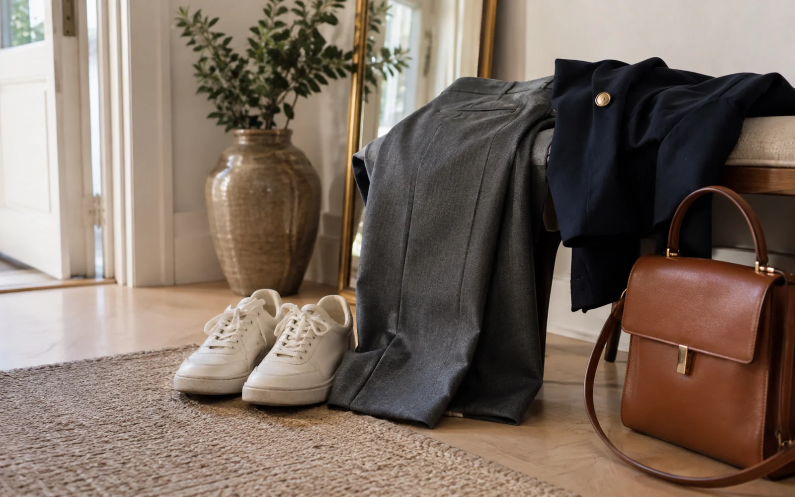 Vêtements et détails pour porter des baskets avec une tenue chic : les bons repères