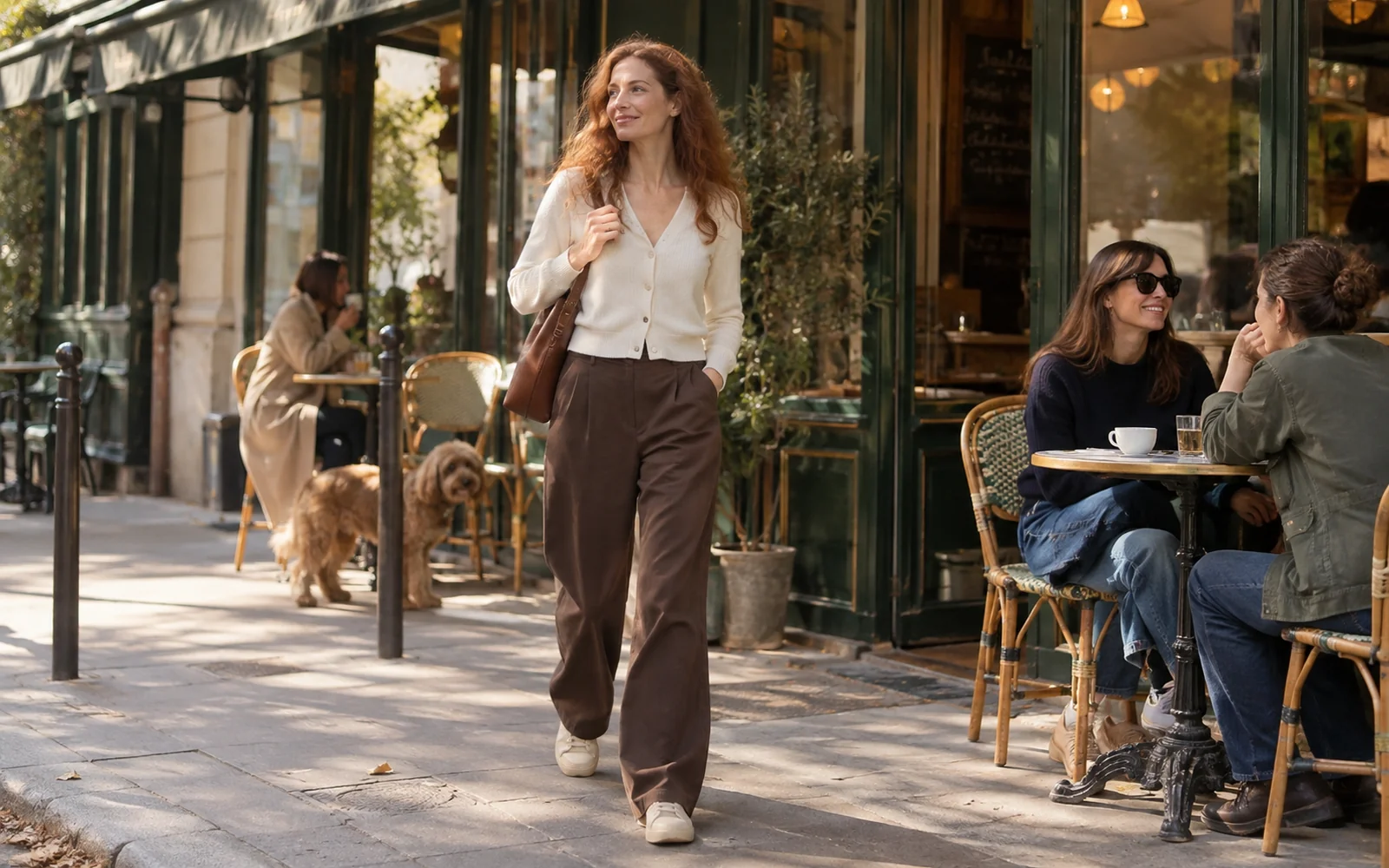 Illustration du guide : Pantalon large : quelles chaussures et quel haut ?